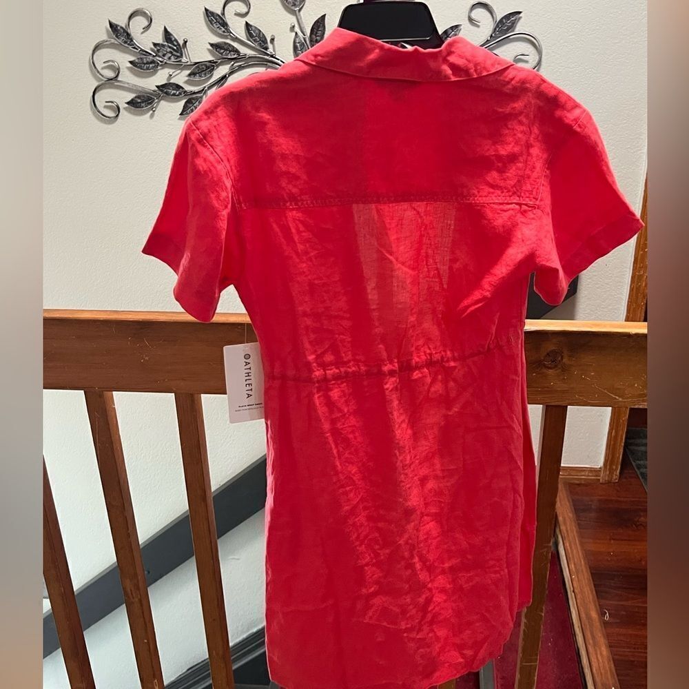 NWT Athleta Poly Oranges Wrap Dress Size 2 #064 - Picture 5 of 5